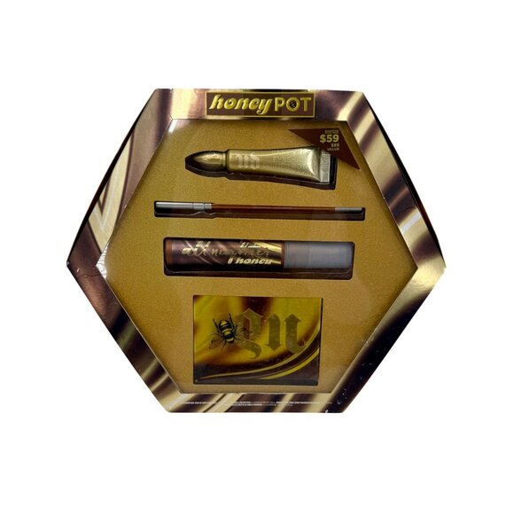 NIB Urban Decay Honey Pot Collectors Set  Eyeshadow Setting Spray Liner & Primer - Picture 2 of 16